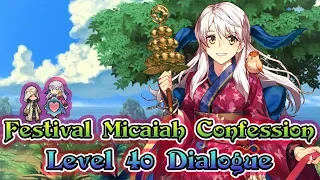 [Fire Emblem: Heroes] Festival Micaiah Confession | Level 40 Dialogue