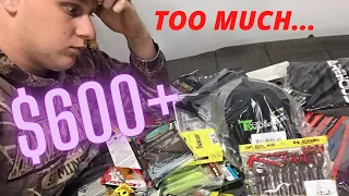 I bought too much tackle... HUGE Tackle Warehouse unboxing
