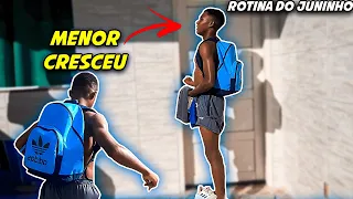 Vlog da nossa rotina - dia de aula e treino (vida de jogador)