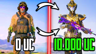 ВАУ! ЛУЧШАЯ ПРОКАЧАЛ АККАУНТ НА 10000 UC В PUBG MOBILE! ПРОКАЧКА АККАУНТА В ПУБГ МОБАЙЛ! ХАЛЯВА ПУБГ