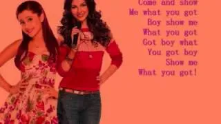 L.A Boyz - Victoria Justice feat Ariana Grande - Lyrics On Screen (Studio Version)