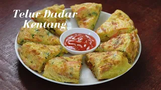 Resep Olahan Telur Dadar Kentang, Enak Dimakan Begitu Saja