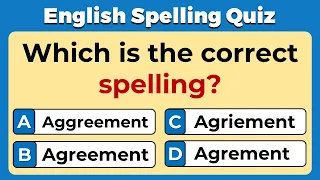 Spelling Quiz - CAN YOU SCORE 20/20? | Part #43