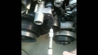 E36 main pulley new tensioner