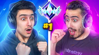 وش بصير لو لعبنا انا وسبايدر طور الرانك 🔥😱 !! Fortnite