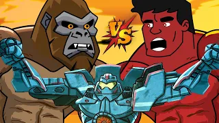 King Kong Vs Red Hulk Real Fight Story Hindi King Kong Hindi