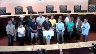 Tropical Storm Barry Press Conference 7-11-19