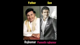 South Indian Sandalwood Actors & Their Fathers #shorts #actors #father #viral