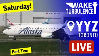 🔴 LIVE Toronto Pearson Airport Plane Spotting ️✈️ Saturday YYZ Action! (PART TWO)