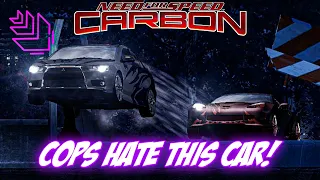 The Evo X is the cops Kryptonite! - NFS Carbon