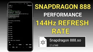 Snapdragon 888 Performance & 144Hz Refresh Rate ! Boost Performance ! Fix Lag ! Boost FPS - No Root