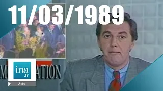 20h Antenne 2 du 11 mars 1989 | 24 pays contre la pollution à La Haye | Archive INA