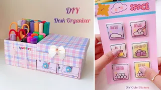 DIY Desk Organizer | Paper Crafts Idea | Mother's day gifts idea | Sticker Ideas