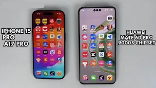 iPhone 15 Pro VS Huawei Mate 60 Pro | SPEED COMPARISON