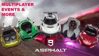 Asphalt 9 Live Stream: Class S Multiplayer- Elite League, Events & More🔥🔥🔥