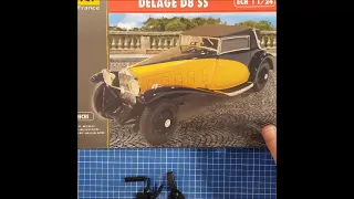 Modellbau Heller DELAGE D8 SS 1:24 Unboxing