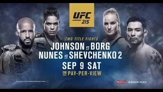 UFC 215 Johnson v Borg Fight Predicitions