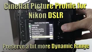 Nikon Cineflat Picture Profile 📷 Download Link & Installation Guide