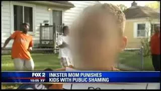 Michigan mom publicly shames her kids