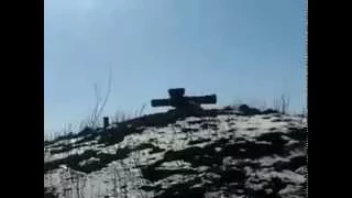 Эксклюзивное видео! Уничтожение танка боевиков