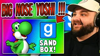 Vanoss Crew Gmod Sandbox Funny Moments - Banana Bus Dance, Boxing Arena, Yoshi Player Model Reaction