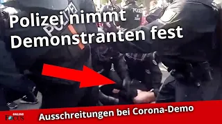 Corona-Protest Berlin: Polizei und Demonstranten aneinander geraten