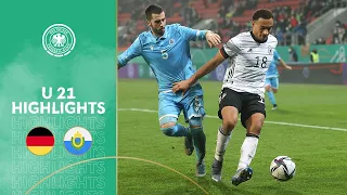 Dominant first half for the win | Germany - San Marino 4-0 | Highlights | U 21 Euro Qualifier