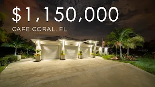 Inside a $1,150,000 house in Cape Coral, Fl