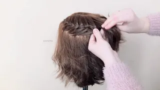 Прическа на короткие волосы. How to: hairstyles for short hair.