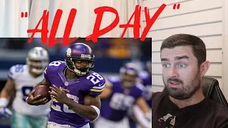 Rugby Fan Reacts to ADRIAN PETERSON "All Day" Career Highlights!
