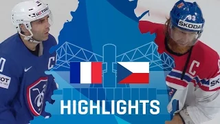 France - Czech Republic | Highlights | #IIHFWorlds 2017