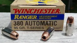 .380 ACP Winchester Ranger T-Series JHP Ammo Test