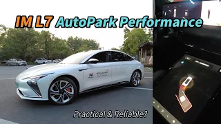 IM l7 AutoPark, Zhiji L7 Automatic Parking Test｜How Does It Compare To NIO, XPeng, Tesla, Li Auto?