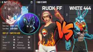 RUOK FF VS WHITE 444 | ONLY ONE TAP ROOM - MOST AWAITED MATCH - تحدي وايت ضد ريوك