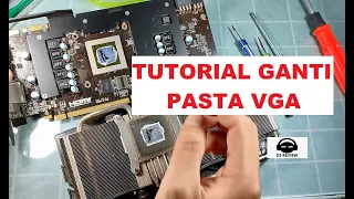 TUTORIAL MENGGANTI THERMAL PASTA DISASSEMBLY VGA MSI GTX 760 TWIN FROZR DS REVIEW INDONESIA