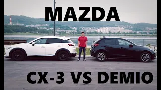 MAZDA 2/DEMIO  VS  CX-3 | В чем ОТЛИЧИЯ?