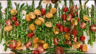 Roasted Asparagus Salad / Healthy Salad