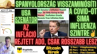 Bitcoin Hírek (465) - Spanyolország visszaminősíti a COVID-ot Sima Influenza szintre ✌