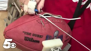 How Super Bowl footballs are made