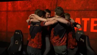 Эмоции команды DreamEaters, после победы над командой Vitality | StarLadder Major 2019