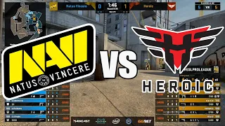 S1mple разваливает Heroic | B1t играет за Natus Vincere | Navi vs Heroic (over)