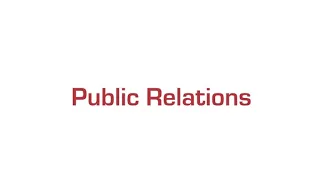 Public Relations Strategy and Communications