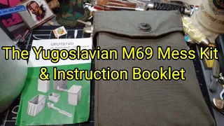 (203) 🔥🏕The Yugoslavian M69 Mess Kit & Instruction Booklet