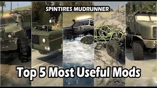 Spintires Mudrunner Top 5 Most Useful Mods