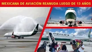 Mexicana de Aviación reanuda operaciones con vuelo del AIFA a Tulum