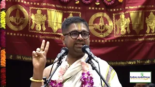 Sri Dushyanth Sridhar - Sydney Discourse - "Dasavatharam - the lessons for us"