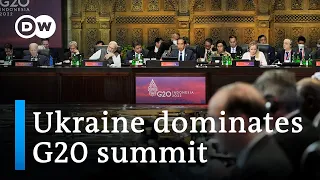 G20 leaders condemn war in Ukraine in draft declaration | DW News