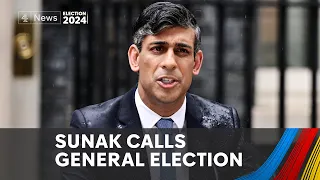 Election 2024: Drenched Rishi Sunak calls for vote in July