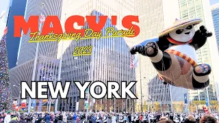 New York a pie. MACY'S THANKGIVING DAY PARADE. 11-Nov-2023. FULL PARADE. 4k