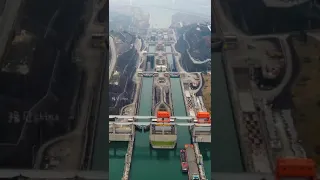 The Three Gorges #Dam 5-step Ship Locks built by CAPF Hydropower Force.